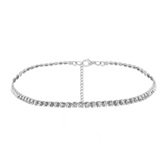 5 Star Rated Restocked Rhinestone Choker - Picture 2 of 5